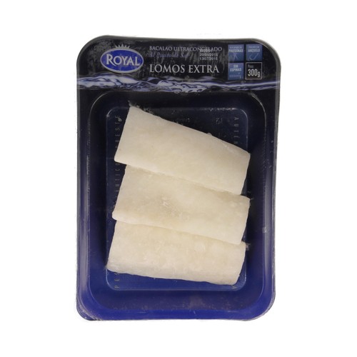 ROYAL Bacalao en lomos de calidad extra ROYAL 300 g.