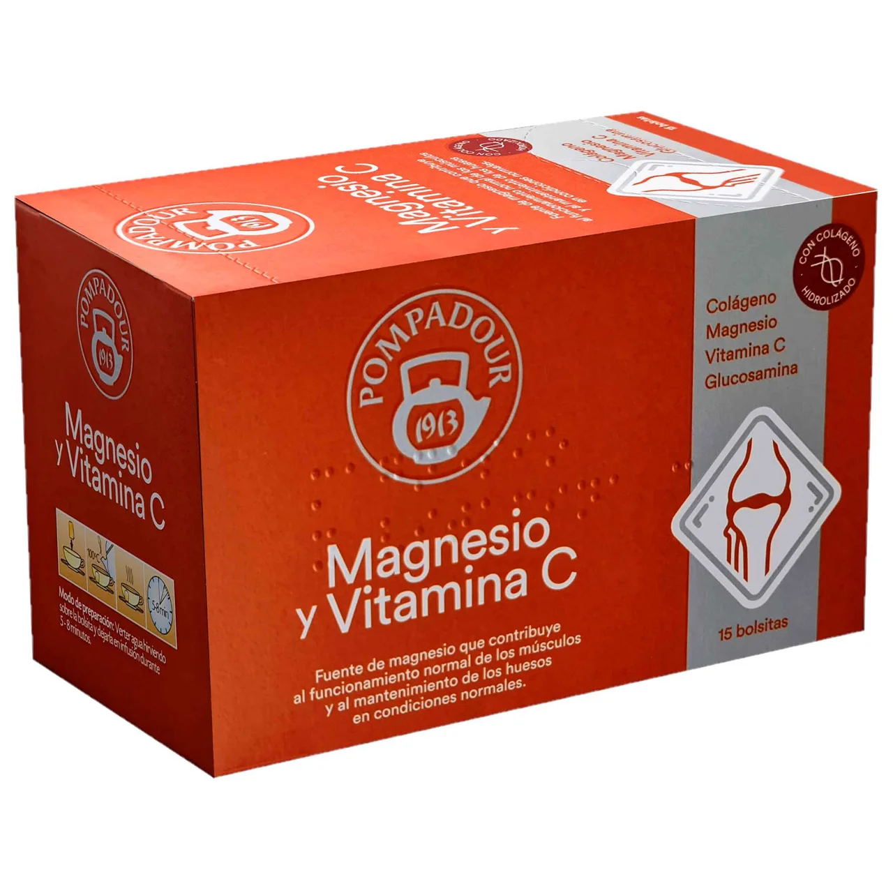 Infusion de magnesio y vitamina C 15 uds. 45 g.