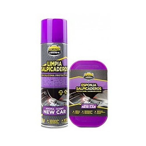 Limpiador de salpicaderos y esponja, Pack dúo New Car , ABC PARTS.