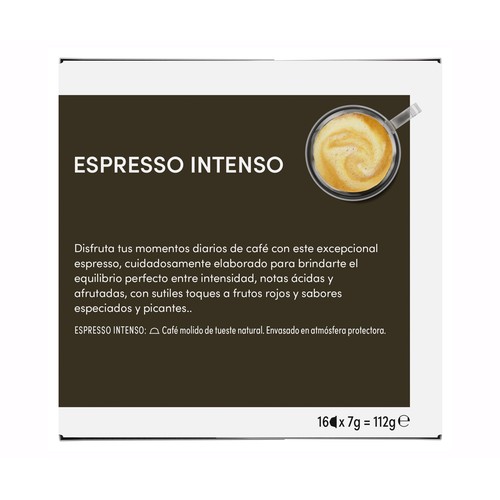 DOLCE GUSTO Café en cápsulas espreso intenso I7, 16 uds.