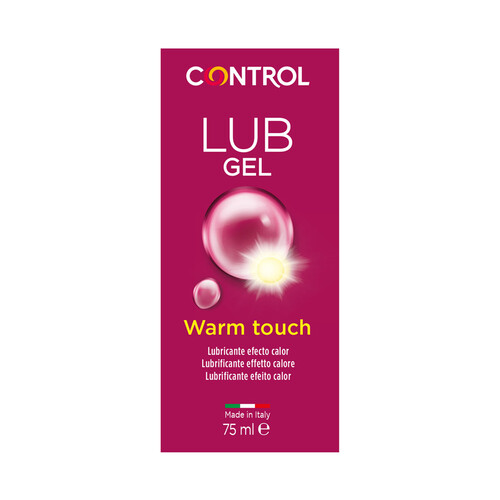 CONTROL Warm touch Gel lubricante con efecto calor 75 ml.