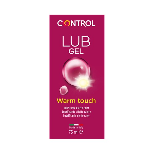 CONTROL Warm touch Gel lubricante con efecto calor 75 ml.
