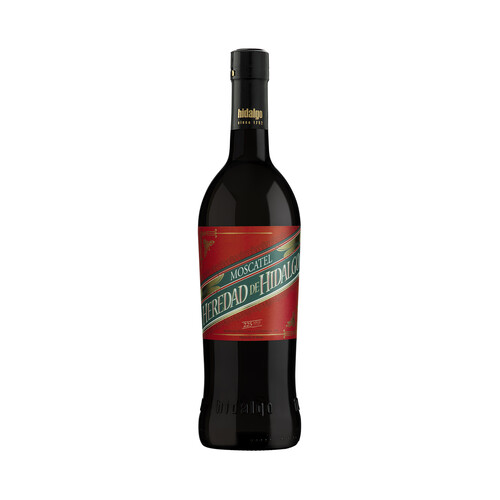 HEREDAD DE HIDALGO  Vino moscatel con D.O. Jerez - Xérés - Sherry HEREDAD DE HIDALGO botella de 75 cl.