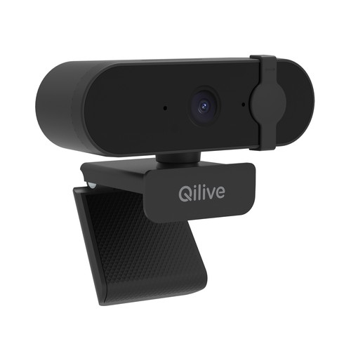 WebCam QILIVE FHD Q.3554 2026, con pinza, color negro