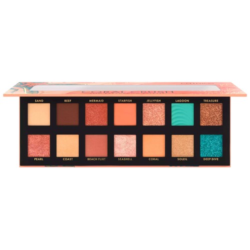 CATRICE Slim coral crush Paleta con 14 sombras de ojos de larga duración.