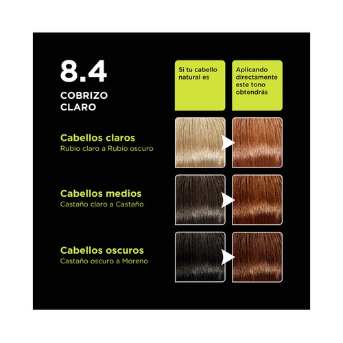 LLONGUERAS Color advance tono 8.4 cobrizo claro Coloración capilar permanente (tinte de pelo).