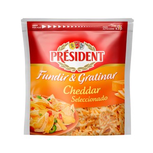 Imagen de PRESIDENT Queso Cheddar rallado PRESIDENT 150g