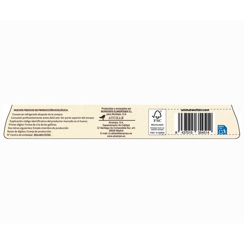 ALCAMPO CULTIVAMOS LO BUENO ECOLÓGICO Huevos M - L 10 uds.