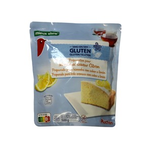 Imagen de PRODUCTO ALCAMPO Preparado para bizcocho sabor a limón PRODUCTO ALCAMPO 500 g.