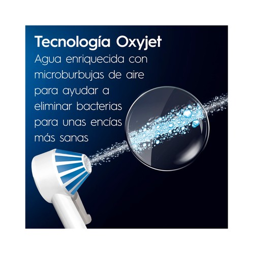 Irrigador dental ORAL-B Oxyjet,5 velocidades, 1 cabezal water jet