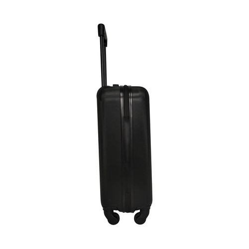 Maleta de cabina tipo trolley  rigido 4 ruedas 55cm negro. PULGAR