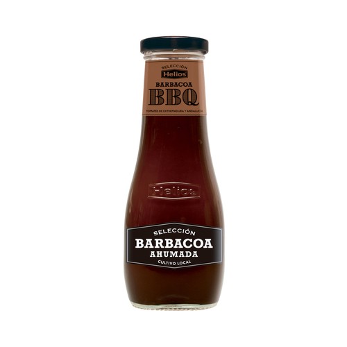 HELIOS Salsa barbacoa ahumada 340 g.
