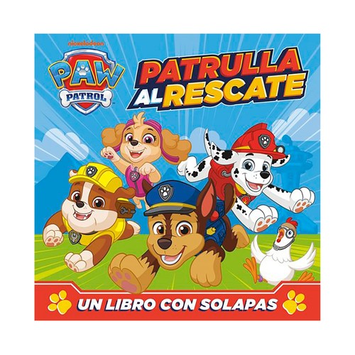 Patrulla canina. Patrulla al rescate. Libro de cartón con solapas. Nickelodeon, BEASCOA