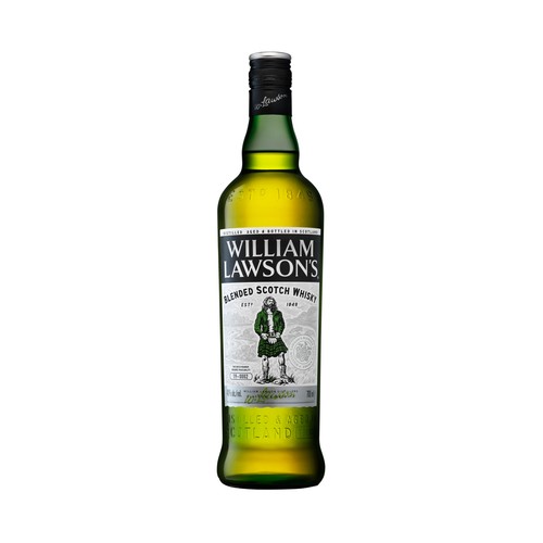 WILLIAM LAWSON"S Whisky blended, destilado, envejecido y embotellado en Escocia botella 70 cl.