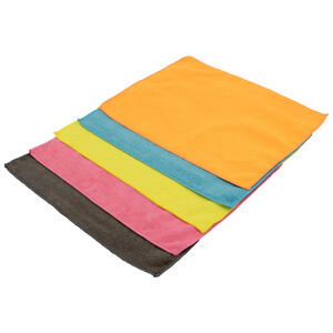 5 bayetas de microfibra de 30x35 cm, PRODUCTO ECONÓMICO ALCAMPO.