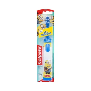 COLGATE Minions Cepillo de dientes infantil a pilas, con mango de fácil sujección.