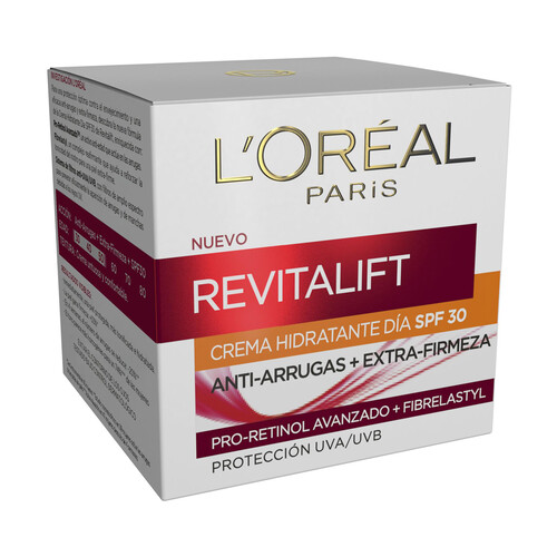 L´ORÉAL PARIS Crema de día antiarrugas con Pro-Retinol y proteccion solar 30 L'ORÉAL PARIS Revitalift 50 ml.