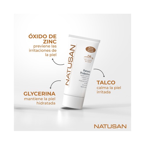 NATUSAN Crema protectora reductora de la irritación, para la zona del pañal 100 ml.