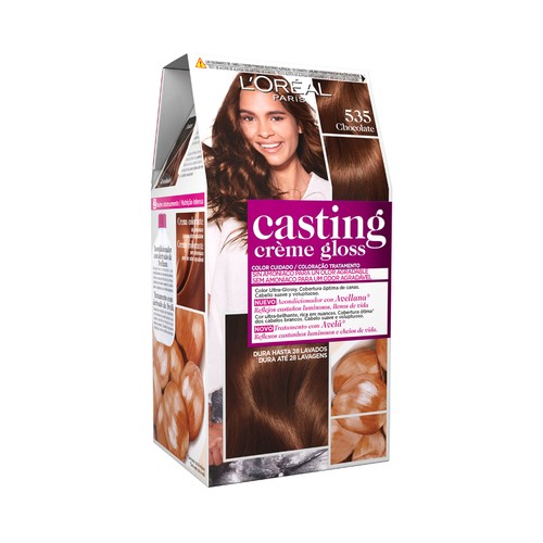 L´ORÉAL PARIS Casting créme gloss Baño de color tono 535 Chocolate.