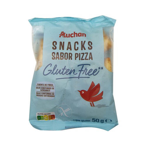 PRODUCTO ALCAMPO Snack sin gluten con sabor a pizza PRODUCTO ALCAMPO 50 g.