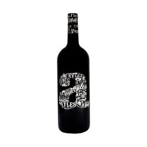 A  Vino tinto con D.O.V.P. Ayles A botella de 75 cl.