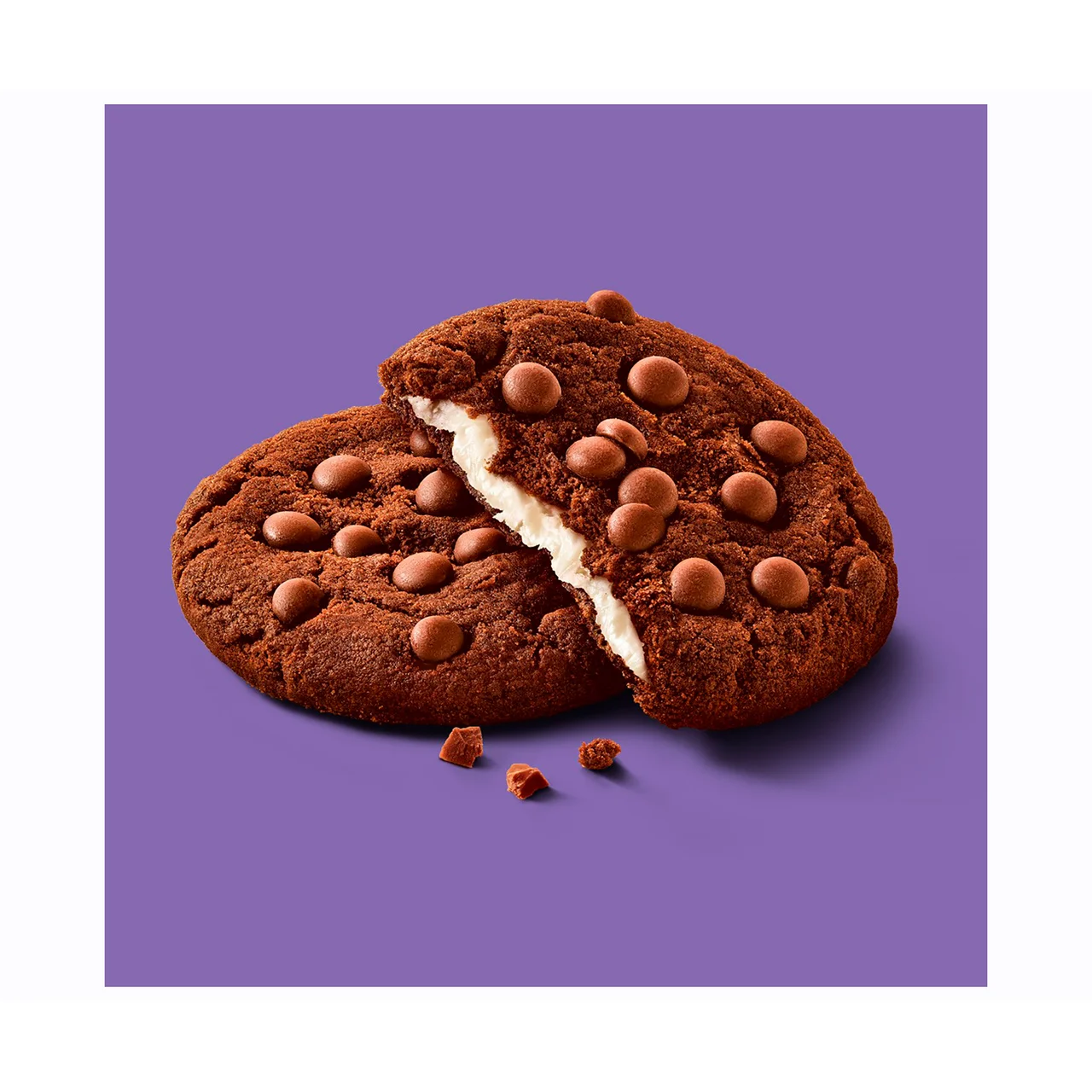 Oreo sensations Galletas cookies de chocolate Milka, rellenas de crema de Oreo 156 g.