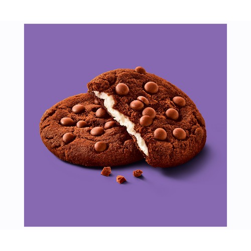 MILKA Oreo sensations Galletas cookies de chocolate Milka, rellenas de crema de Oreo 156 g.