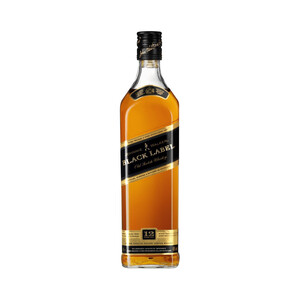 Imagen de JOHNNIE WALKER Black label  Whisky blended escocés 12 años 1 l.