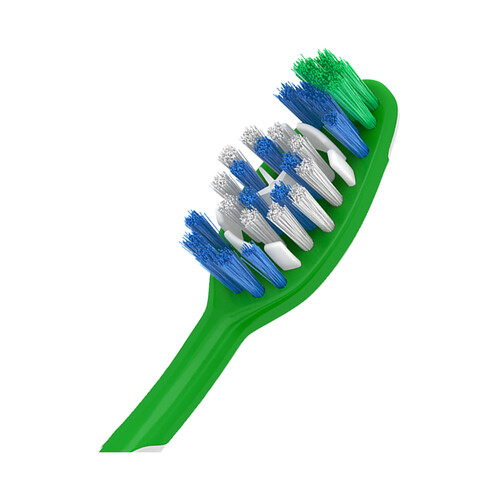 COLGATE Cepillo de dientes medio con acción blanqueante COLGATE Max white 2 uds.