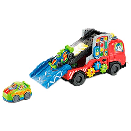 Tráiler portacoches carga y descarga. VTECH