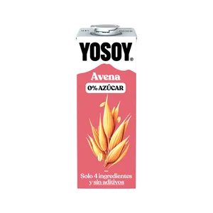 YOSOY Barista Bebida vegetal de avena 0% azúcar y sin aditivos 1 l.