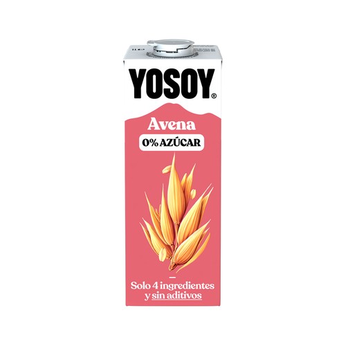 YOSOY Barista Bebida vegetal de avena 0% azúcar y sin aditivos 1 l.
