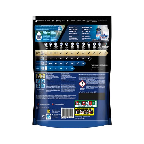 FINISH Detergente para lavavajillas en pastillas 80 ds. 1032 gr.