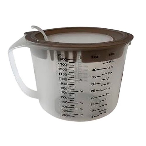 Jarra medidora de plástico, 1,4L, ALCAMPO.