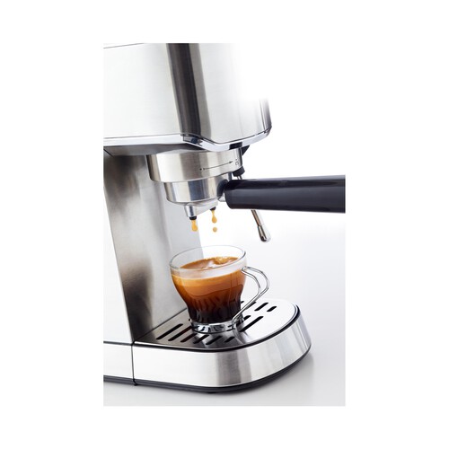 Cafetera espresso QILIVE Q.5164, presión 20bar, café molido, capacidad 1L.