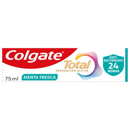 COLGATE Total prevención activa Pasta de dientes con sabor a menta fresca 75 ml.