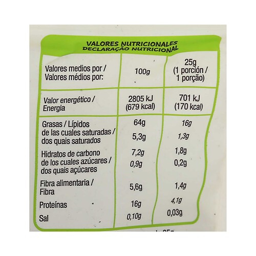 ALCAMPO ECOLÓGICO Nueces peladas ALCAMPO ECOLÓGICO 100 g.