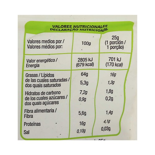 ALCAMPO ECOLÓGICO Nueces peladas 100 g.