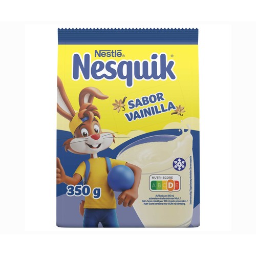 NESQUIK Milk mix instantáneo sabor vainilla 350 g.