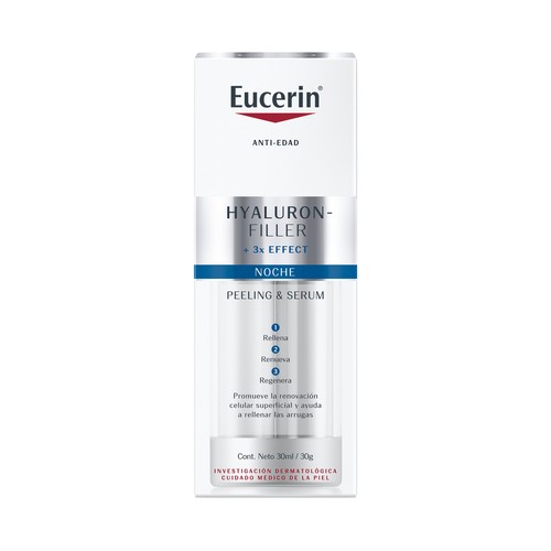 EUCERIN Sérum de noche con acción exfoliante y alisante (peeling) EUCERIN Hyaluron filler 30 ml.