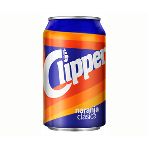 Imagen de CLIPPER Refresco de naranja lata 33 cl.
