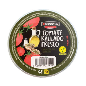 Imagen de Tomate rallado con orégano BONNYSA Tarrina de 200g.