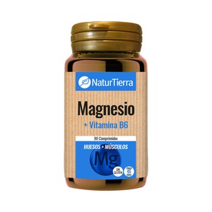 Complemento alimenticio a base de magnesio y vitamina B6 90 comprimidos.