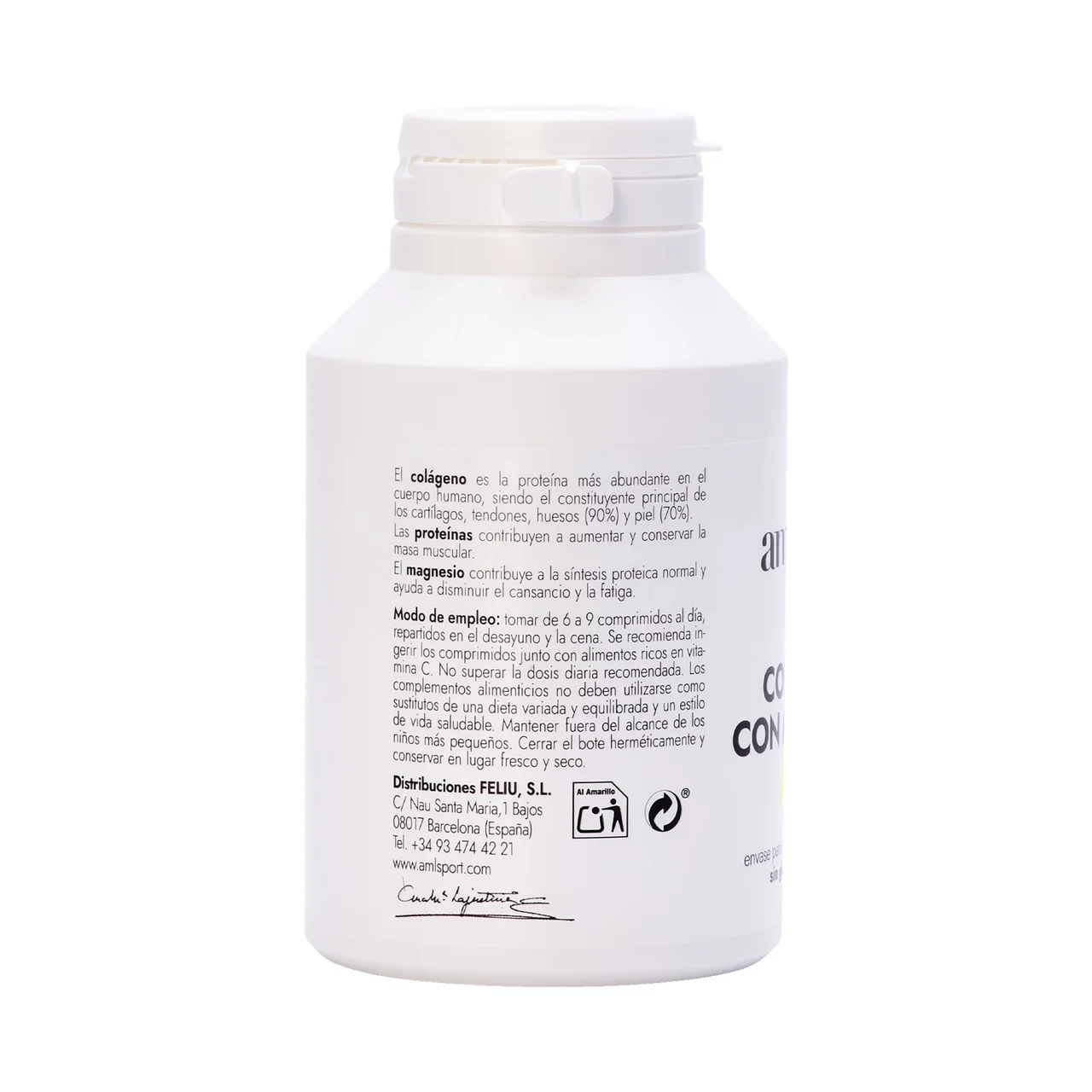 Sport Complemento alimenticio a base de colágeno y magnesio 270 uds.