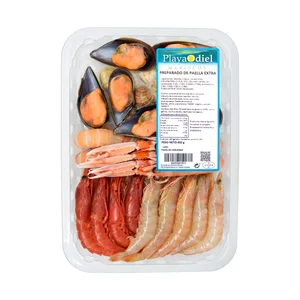 PLAYA ODIEL Preparado paella extra (Cigalas y carabineros) 450 g.