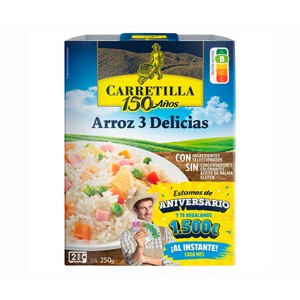 Imagen de CARRETILLA Arroz tres delicias 250 g