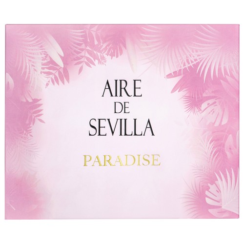 AIRE DE SEVILLA Paradise Estuche para mujer con colonia, gel y crema hidratante.