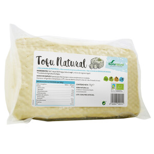 Imagen de SORIA NATURAL Bio Tofu natural sin gluten, apto para veganos 1 kg.