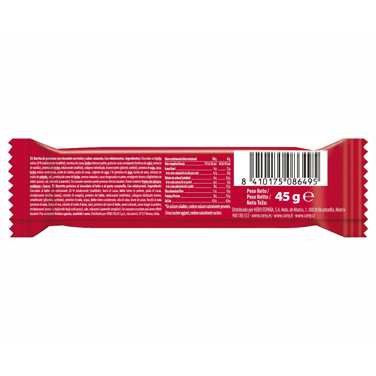 Barrita protein crunchy cookie 45 gr.