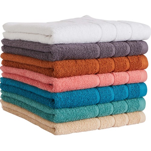 Toalla de baño color blanco, 400g/m², ACTUEL.
